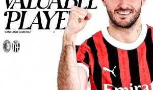 九游体育-替补双响，AC米兰官方：S-希门尼斯当选对阵博洛尼亚队内最佳